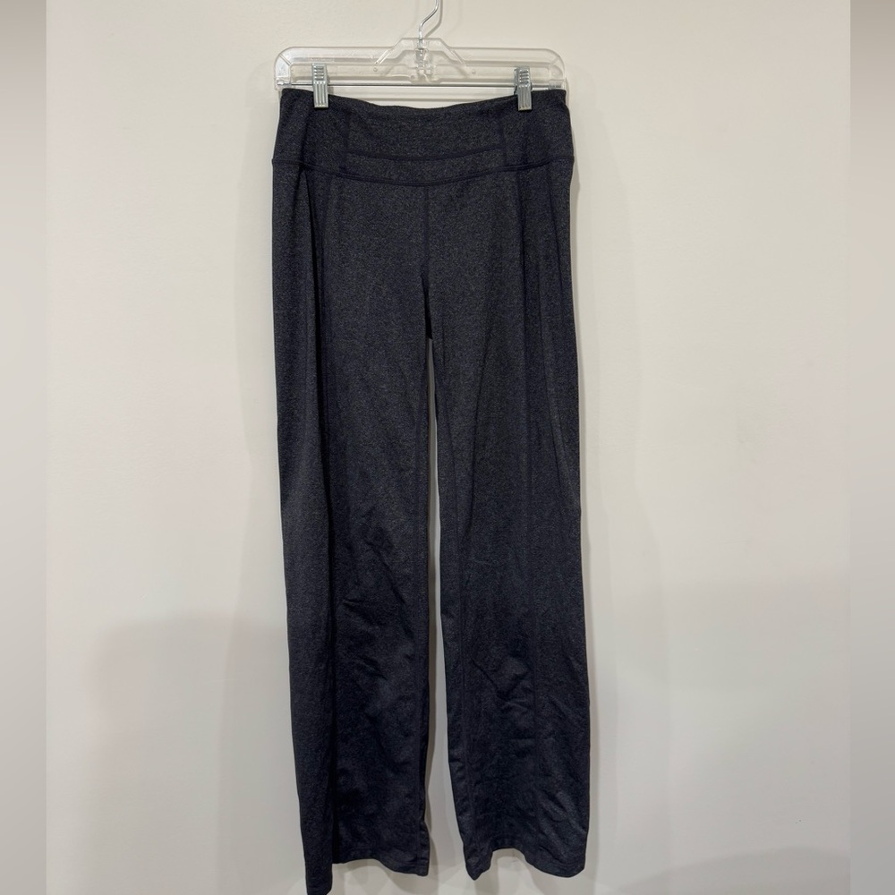 prAna Julia Pant Tall Inseam Charcoal Heather Yoga Pants Flare Size S